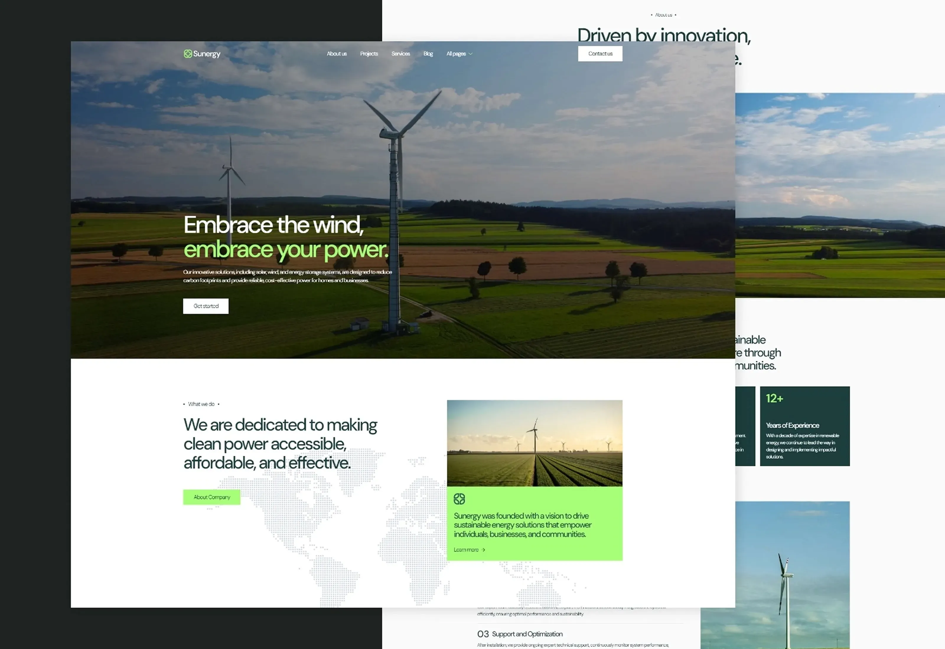 Sunergy — Renewable Energy Framer